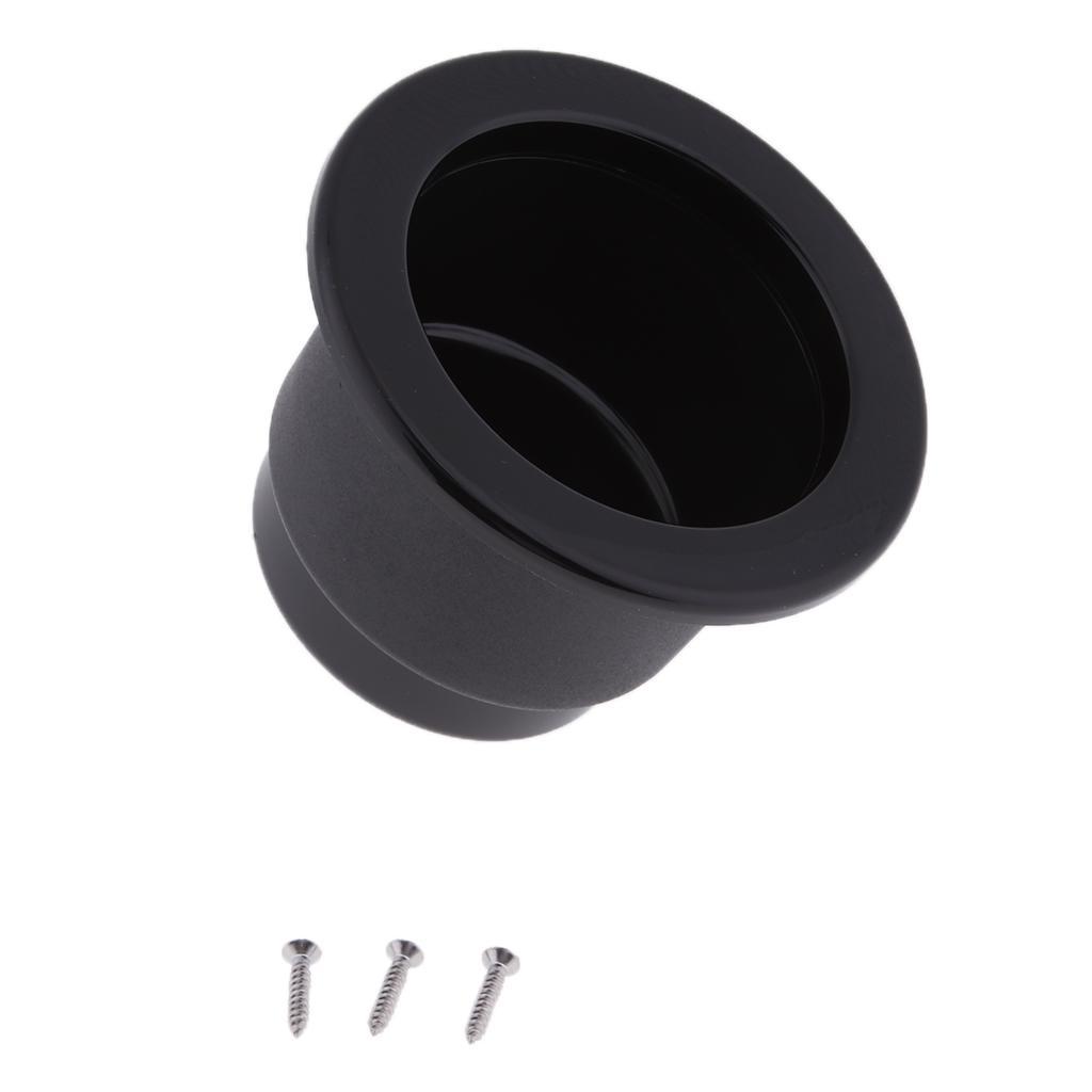 3" Universal Boat Accessory Black Cup Drink Holder Car/Truck/Caravans