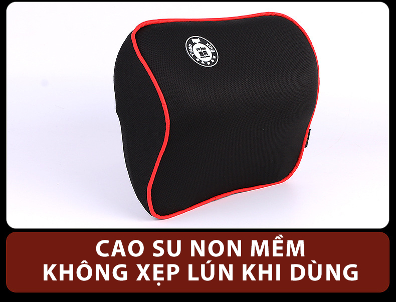 Gối tựa đầu, tựa cổ cao su non - Gối tựa cổ ô tô, xe hơi cao cấp, phù hợp mọi loại xe 