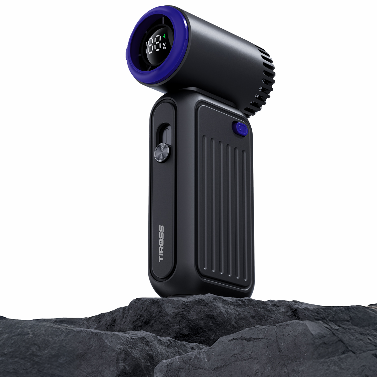 Quạt tích điện cầm tay cao cấp USB TIROSS 29.6W, 8000mAh TS3436 - Hàng chính hãng