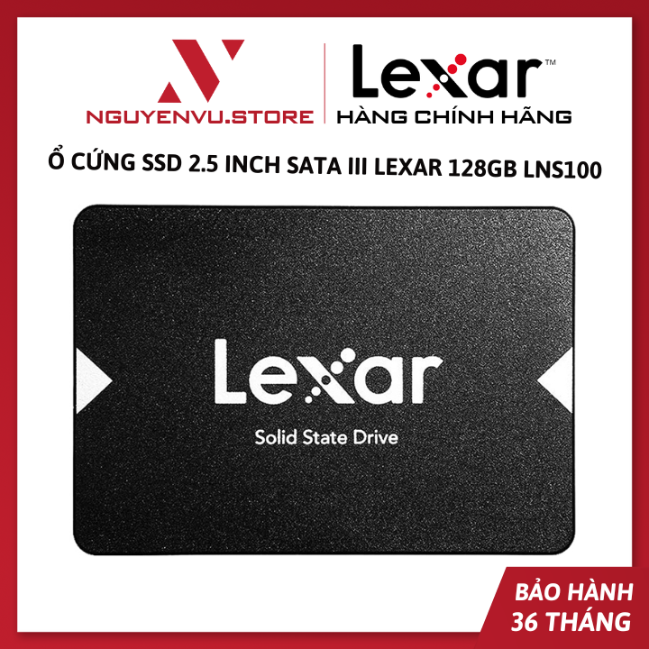 Ổ Cứng SSD 2.5 Inch SATA III Lexar 128GB LNS100 - Hàng Chính Hãng