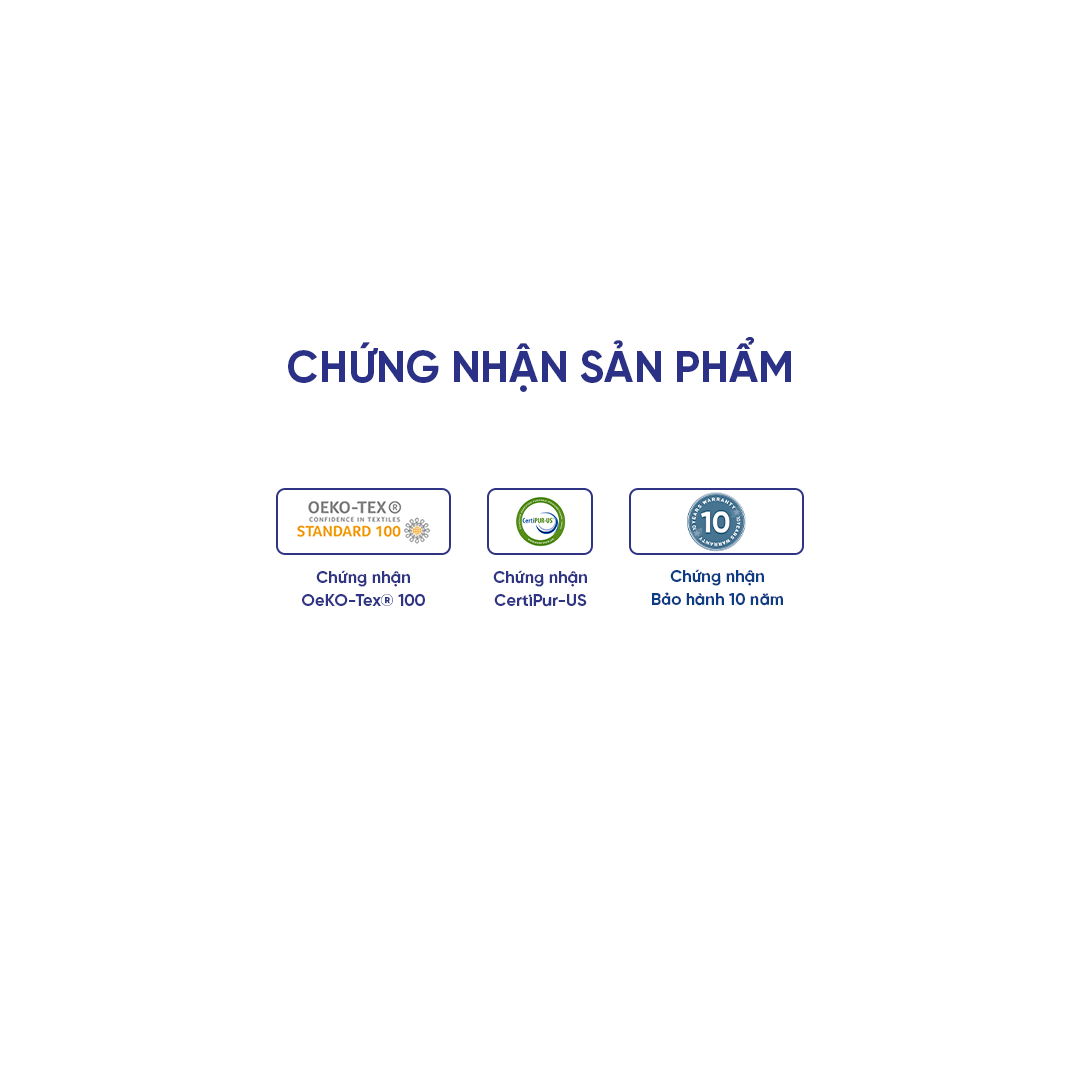 Combo cao cấp Đệm Gối Foam Amando Pisa mềm mại, êm ái, nâng đỡ và ôm sát cơ thể