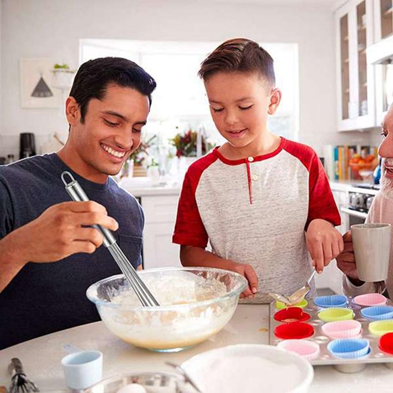 4 Miếng Thép Không Gỉ Bóng Đánh Dây Máy Đánh Trứng Bộ Nhà Bếp Cỏ Roi Để Nấu Ăn, Xay Sinh Tố, đánh Bại
