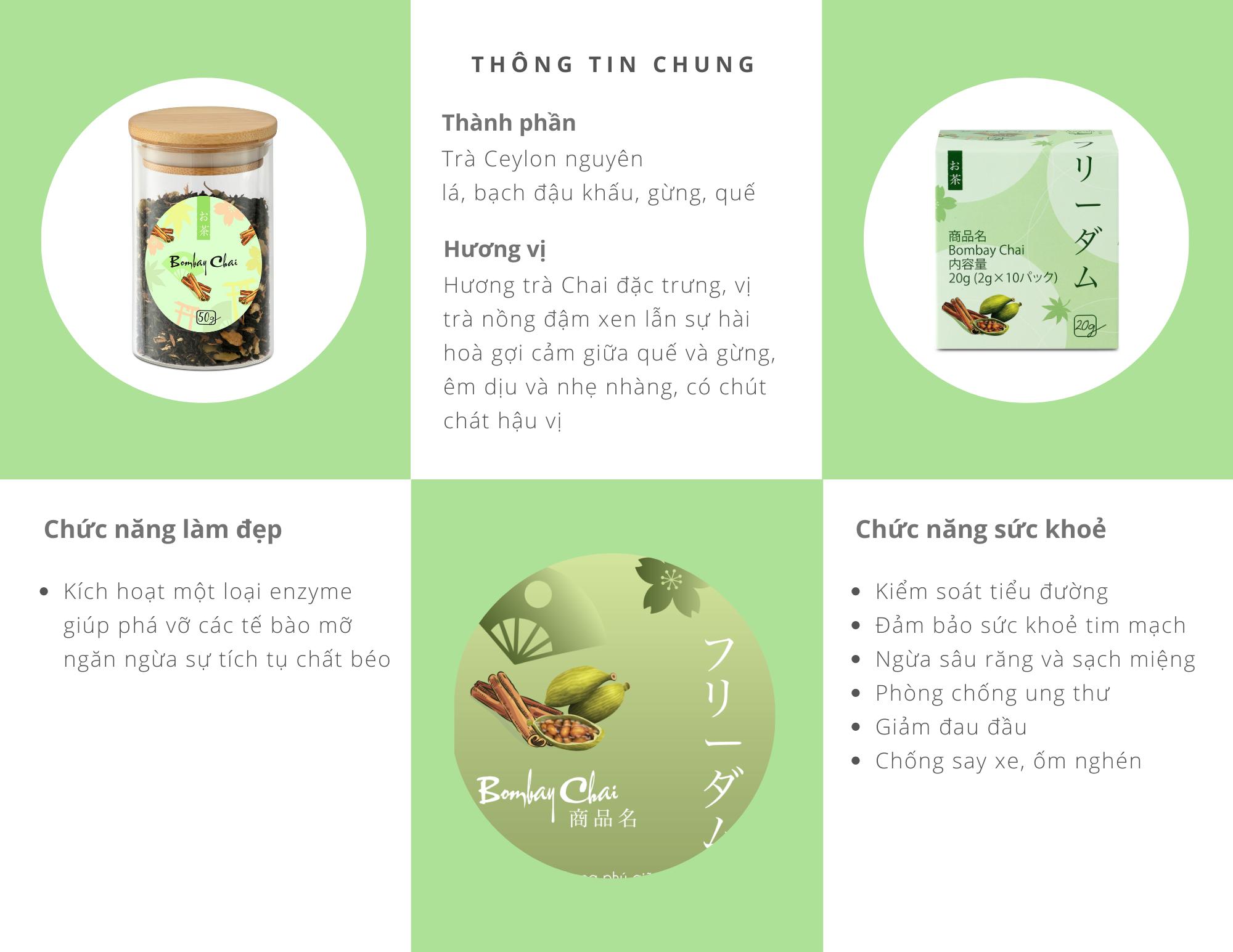 Trà Thảo Mộc Trái Cây Bombay Chai 20g