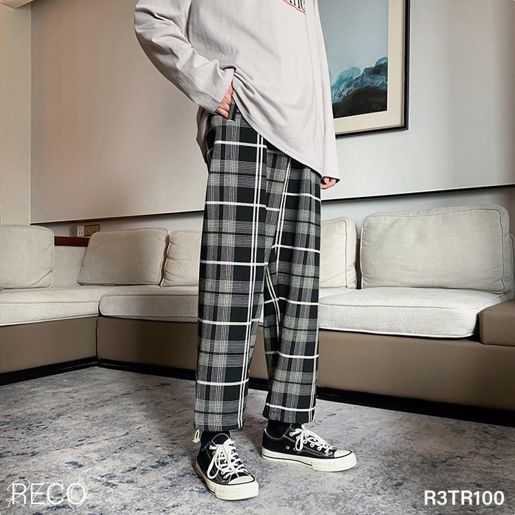 Quần vải nam Hàn Quốc cao cấp dáng rộng Trousers Loose R3TR100 Unisex
