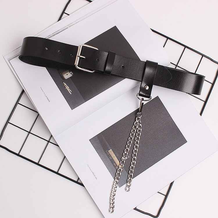 Chain đeo đai quần basic tua rua