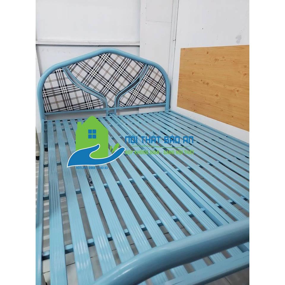 Giường sắt kiểu tròn cách điệu 1m6 dài 2m