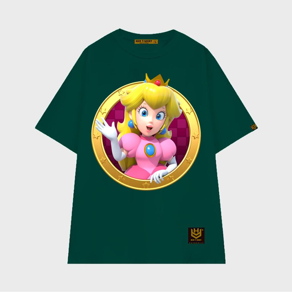 Áo thun tay lỡ unisex công chúa Peach game super Mario vui nhộn BND27