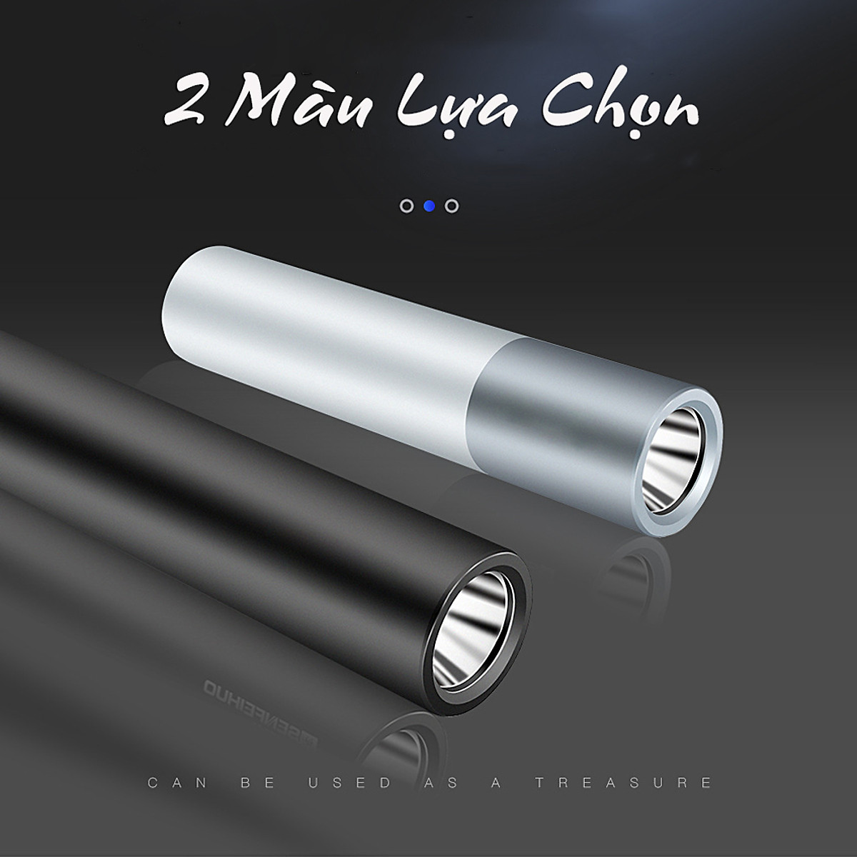 Đèn Pin Led Siêu Sáng Mini Có Sạc USB Kiêm Sạc Dự Phòng Lại Cho Điện Thoại Khẩn Cấp - Chính Hãng Amalife