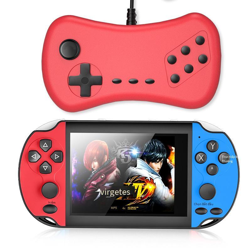 Máy chơi game cầm tay PSP màn hình lớn độ nét cao thuận lợi nhất cần điều khiển đôi màn hình ngang retro hoài cổ trò chơi arcade đơn và đôi FC