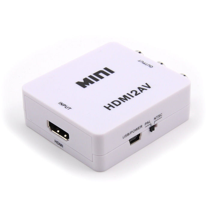 Bộ chuyển đổi tín hiệu từ HDMI sang AV Mini - HDMI to AV Mini - Hàng Nhập Khẩu