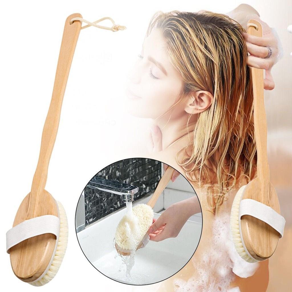 Bộ Bàn Chải Tắm Cọ Da Khô, Tẩy Da Chết Body, Gậy Chà Da Khi Tắm Massage Body Cực Loại Tháo Rời (Xả Rẻ Lấy 5*)