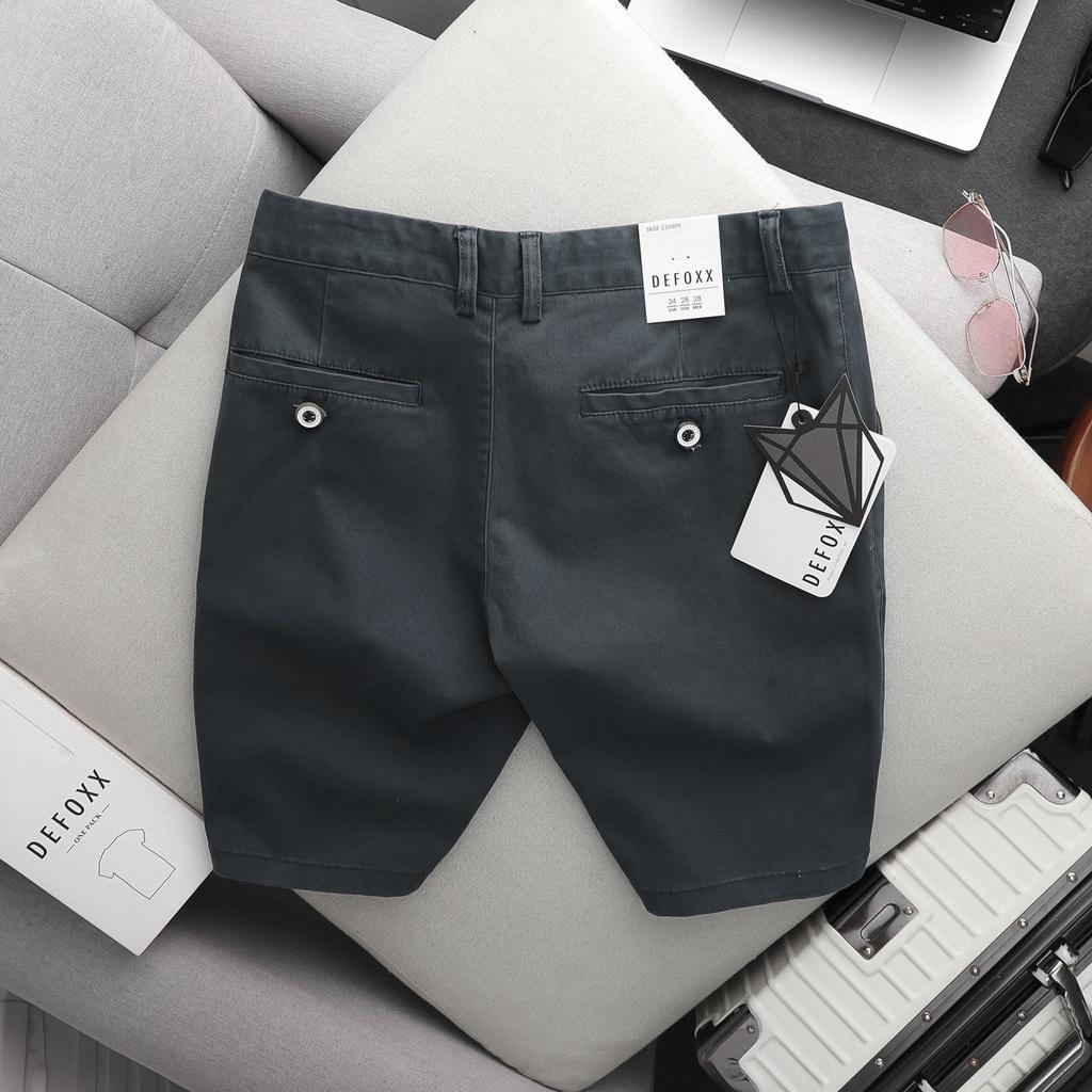 Quần short kaki nam DF basic form suông vải mềm đẹp thoải mái - LASTORE MENSWEAR