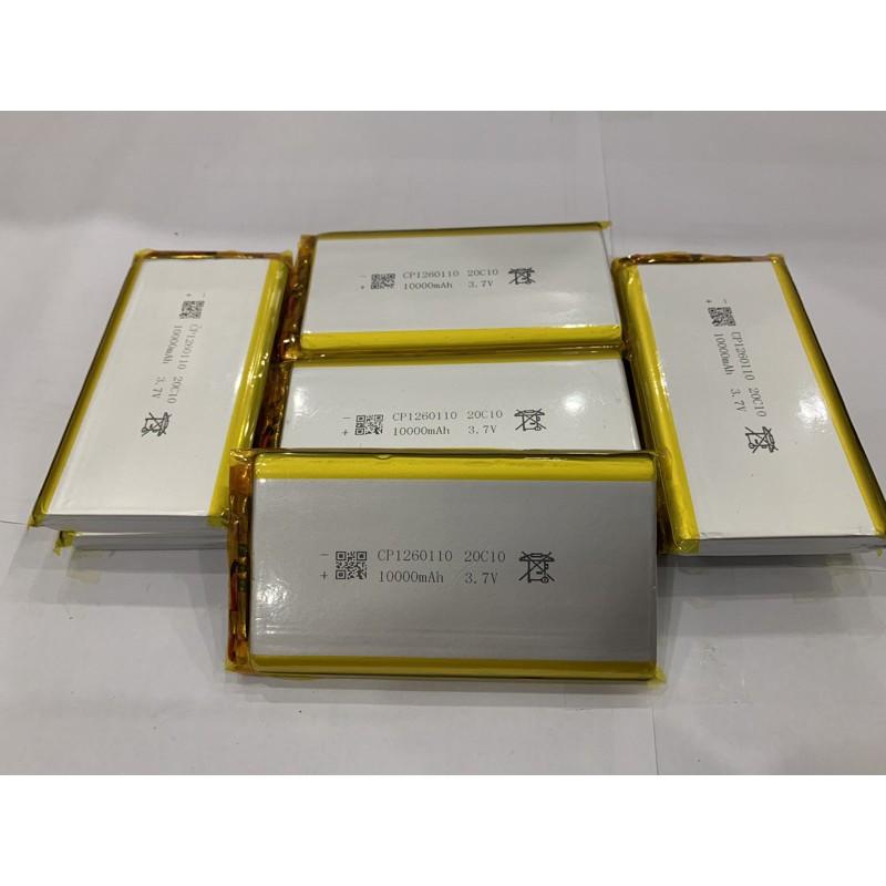 Pin Lithium-Polymer 3.7V 10000mAh 1260110 mới 100% chuẩn dung lượng- có mạch bảo vệ