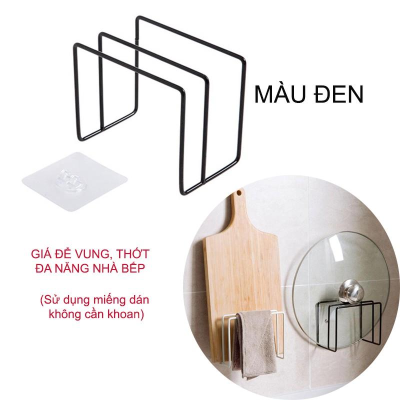 GIÁ ĐỂ VUNG XOONG - THỚT ĐA NĂNG NHÀ BẾP, DÙNG MIẾNG DÁN, KHÔNG CẦN KHOAN