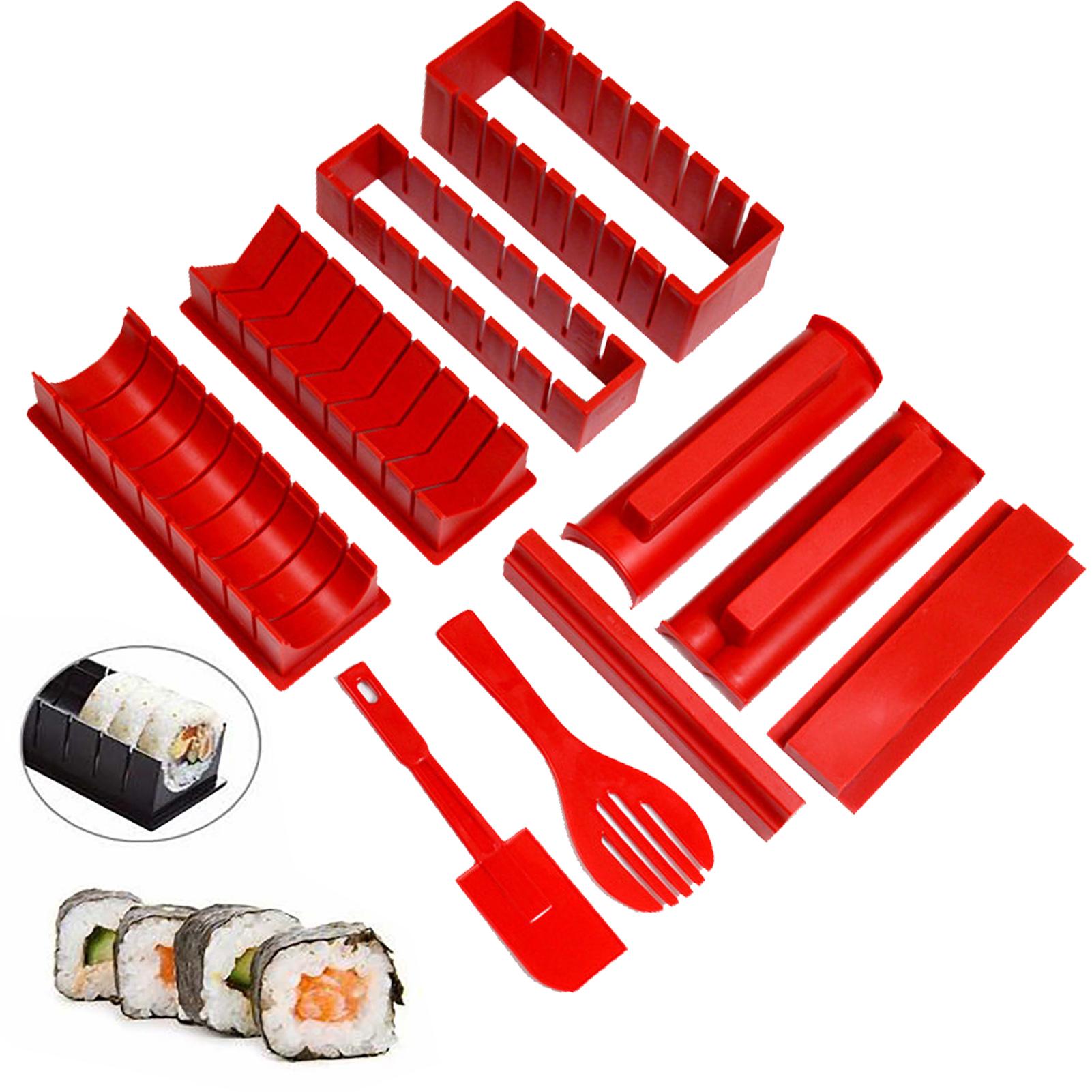 Bộ 10 khuôn làm sushi chống dính cho người mới làm