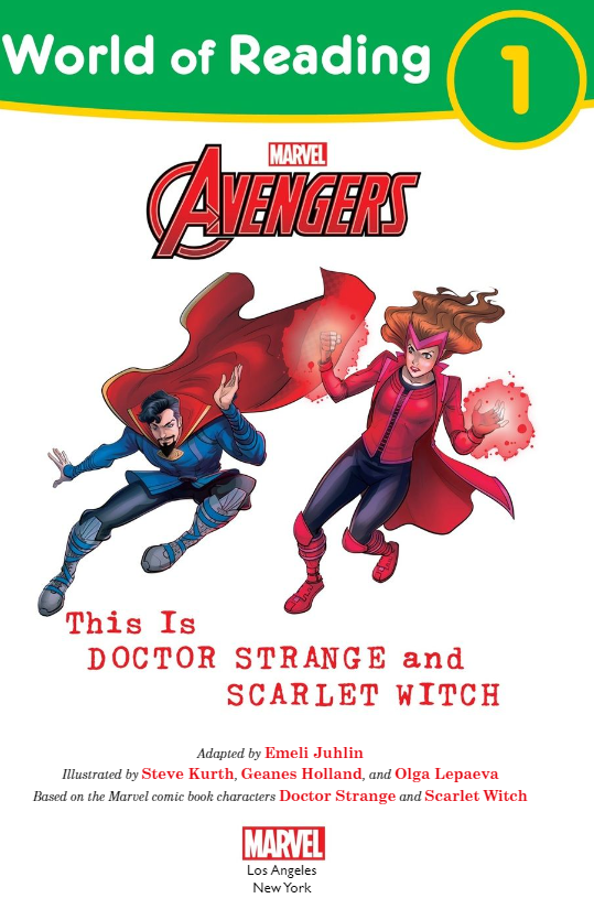 World Of Reading Level 1: This Is Doctor Strange And Scarlet Witch