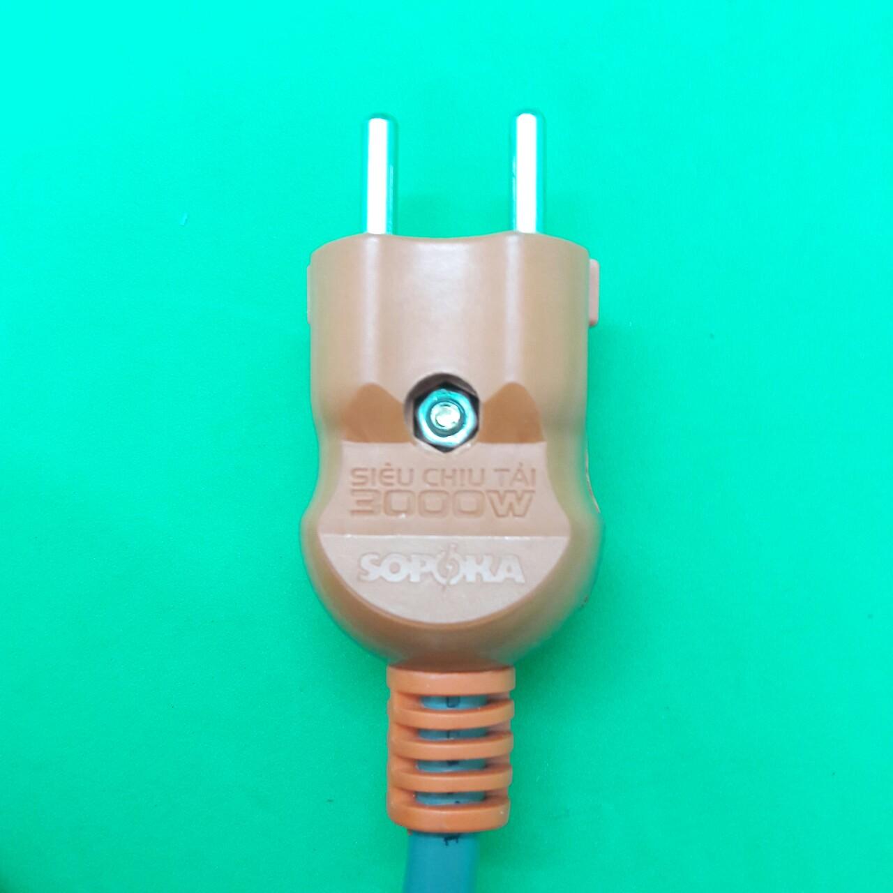 Ổ cắm điện chịu tải 6000W cao cấp dây Daphaco 2x2.5 dài 5M / 10M