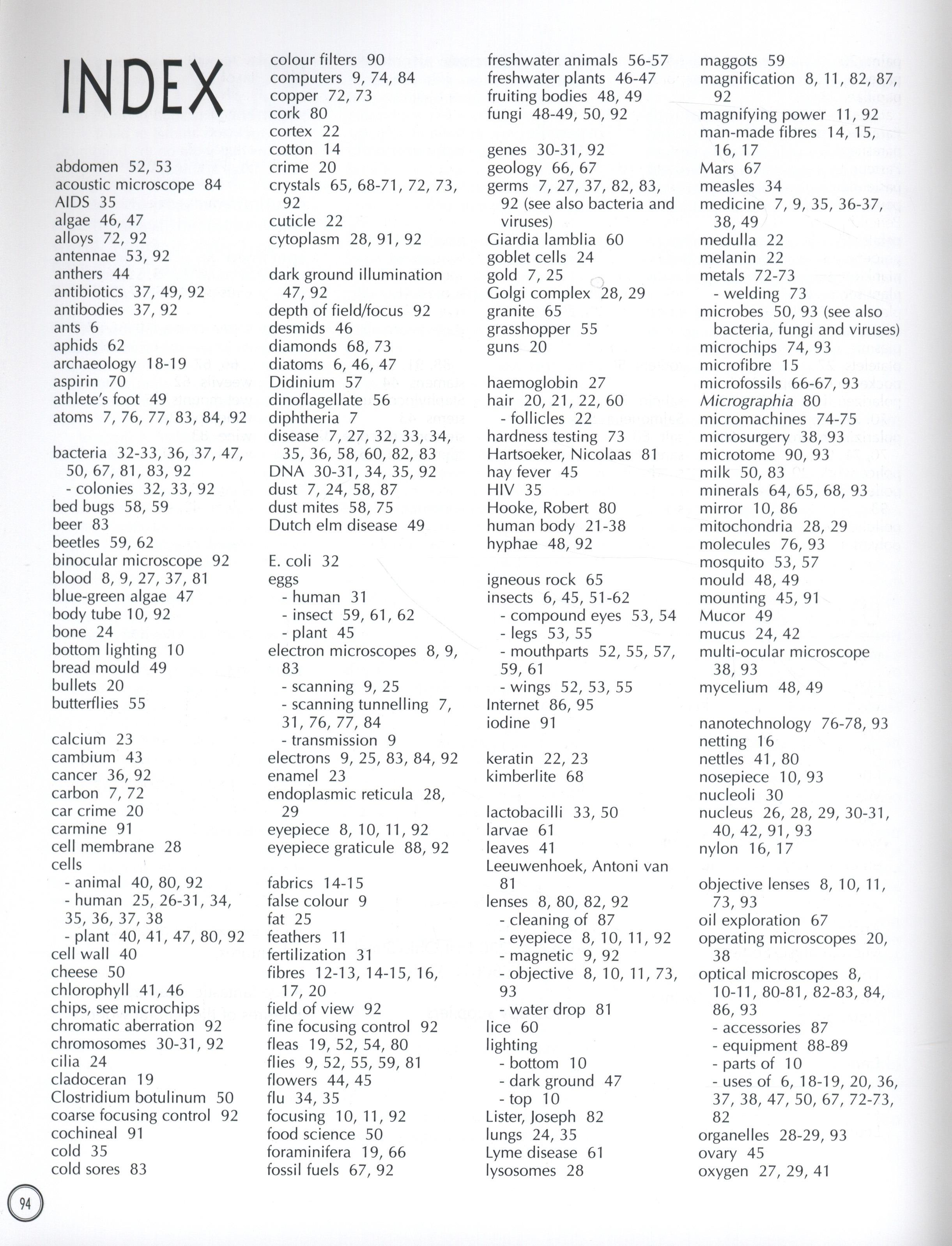 Sách ngoại văn: Complete Book Of The Microscope