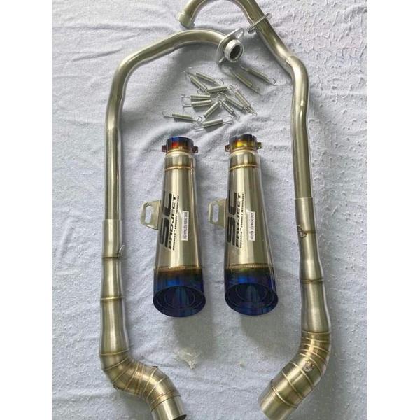 SC xéo kèm cổ 2 khúc 304 Sirius, Wave, Ex 135, Ex 150,Raider ,Satria , Winner, Sonic