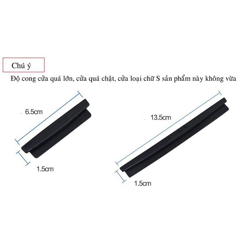 Bộ 8 Miếng Dán Bảo Vệ Tay Nắm Cửa Xe Hơi Bằng Cao Su Mềm Trong Suốt Chống Trầy Xước