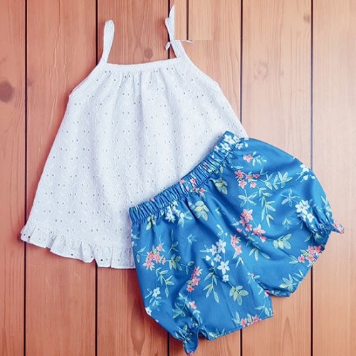 Bộ quần áo 2 dây Bé Gái