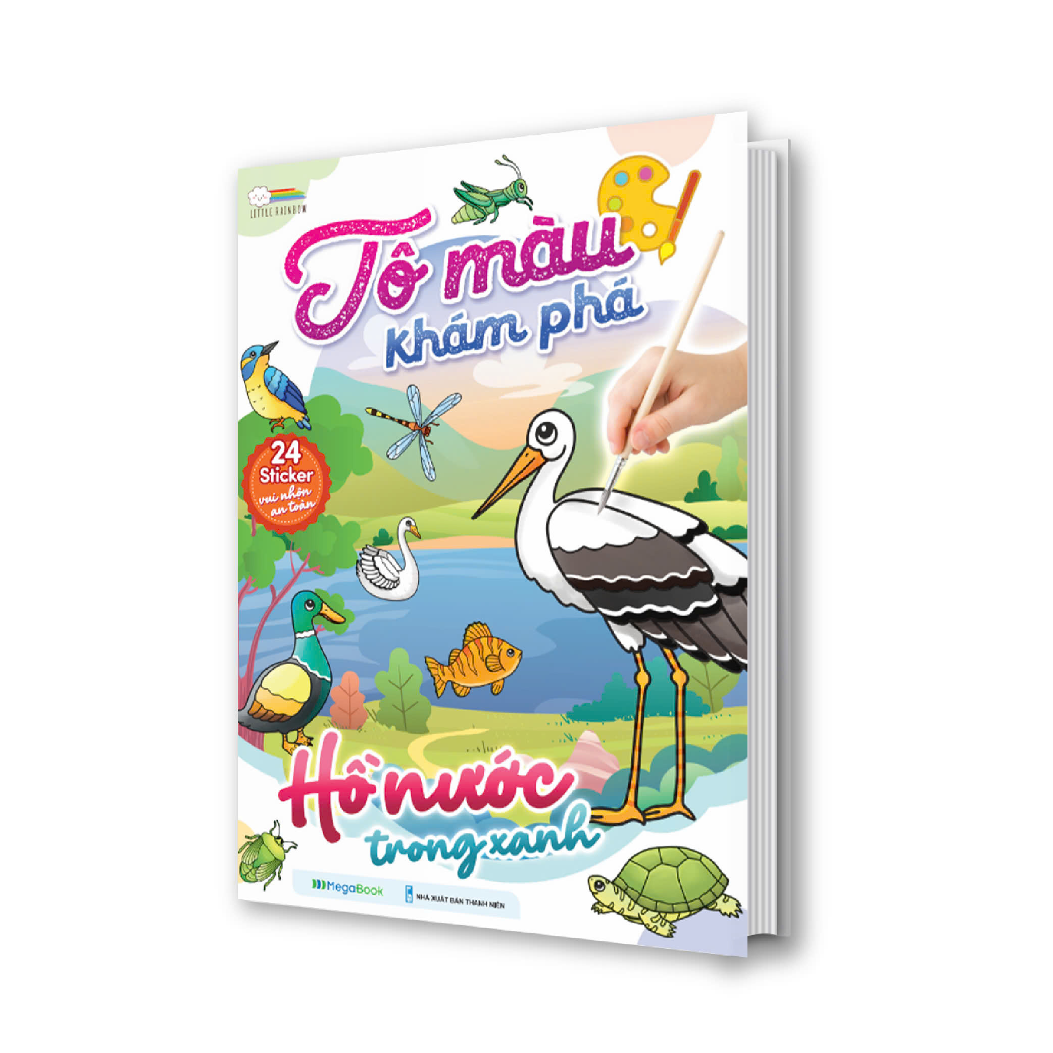 Sách Tô màu khám phá - Hồ nước trong xanh