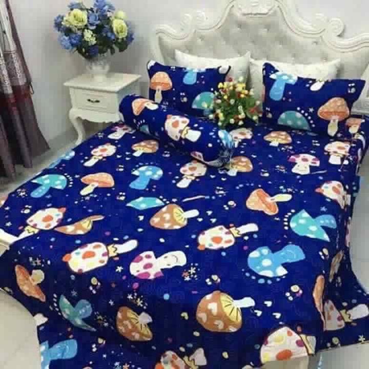 BỘ CHĂN GA COTTON PHA POLY NẤM