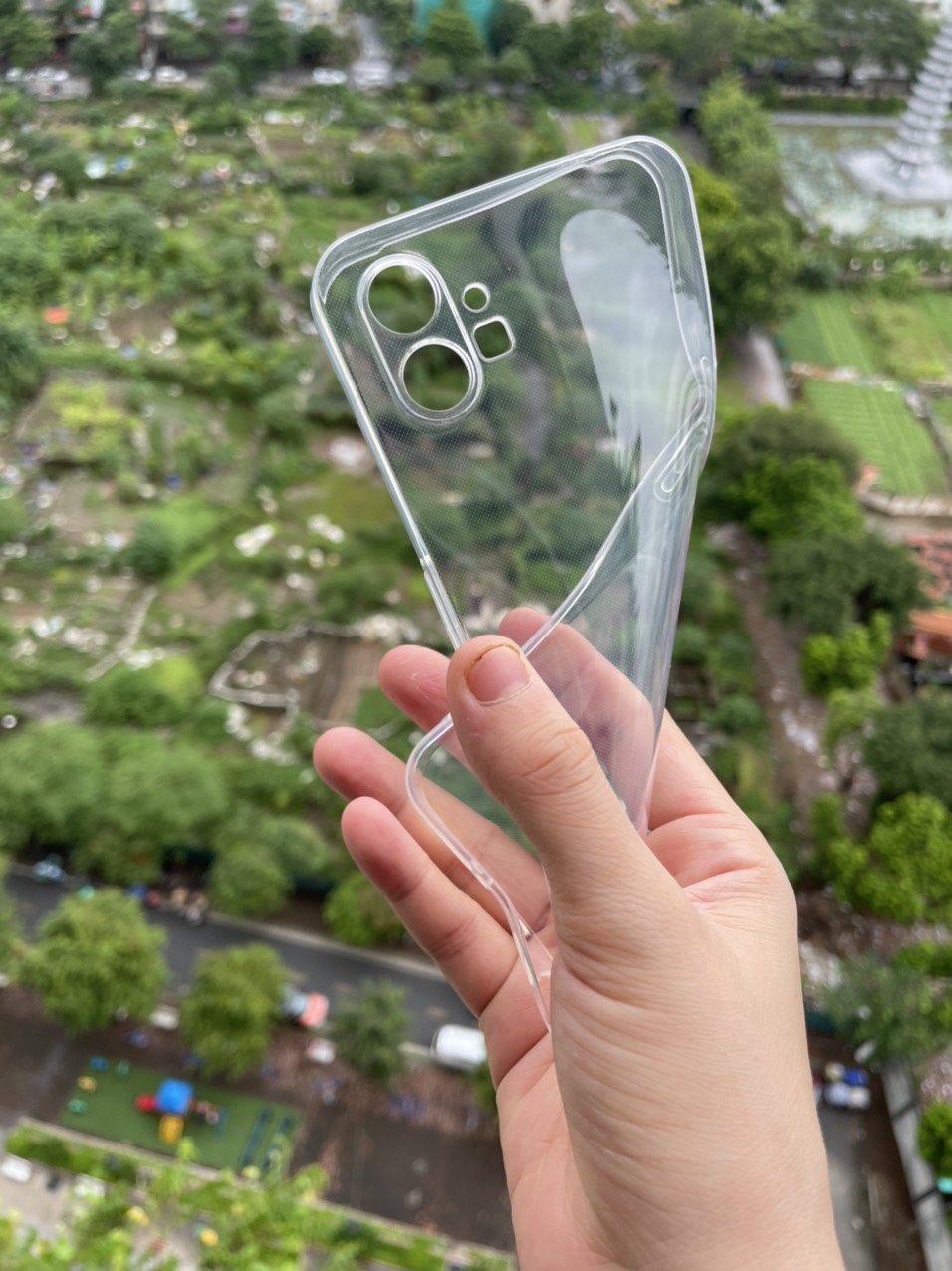 Ốp lưng silicon cho Nothing Phone 1 dẻo Gor Bảo vệ camera trong suốt Hàng nhập khẩu