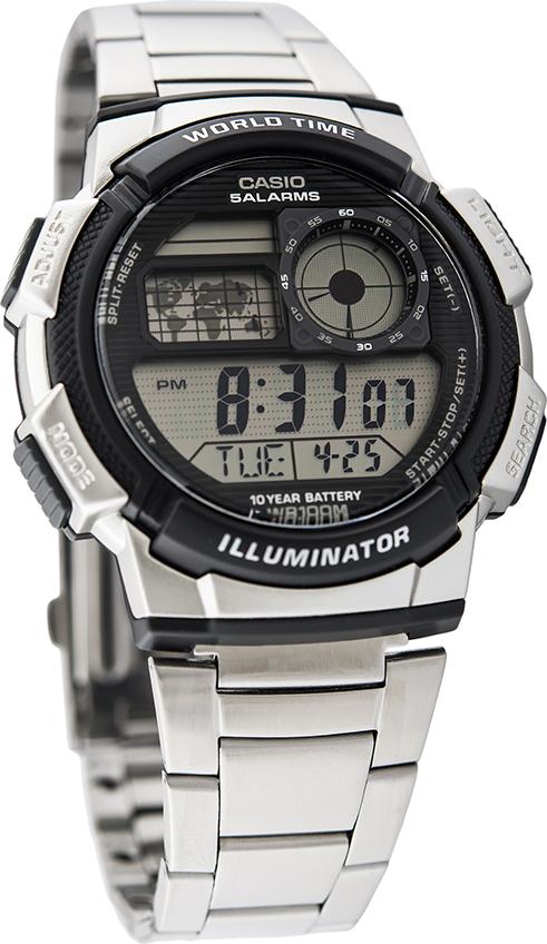 Đồng Hồ Nam Dây Nhựa Casio AE-1000WD-1AVDF (43.7mm) - Bạc