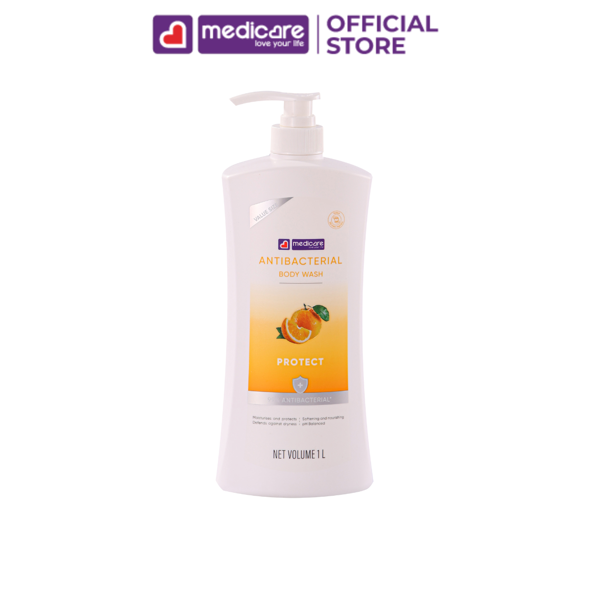 Sữa tắm MEDiCARE kháng khuẩn chai 1 lít