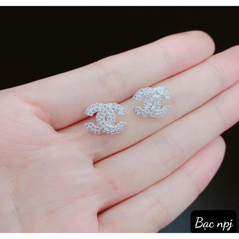 Bộ đôi Bạc Ta, dây chuyền kèm Bông Tai X ️ XINH XẮN ️ - Bạc Npj