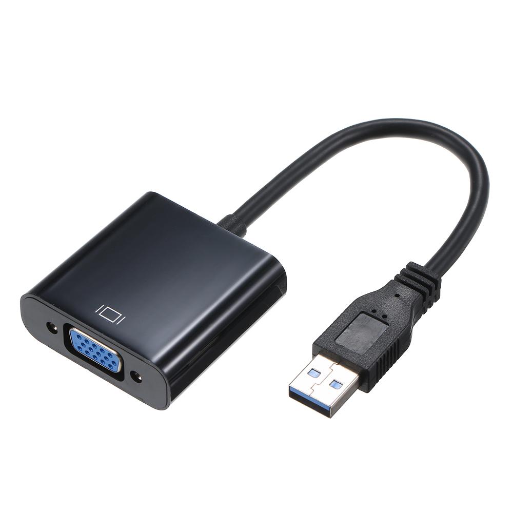 Cáp chuyển đổi USB 3.0 sang VGA độ phân giải 1080p cho Máy tính xách tay, Máy chiếu, Ti vi
