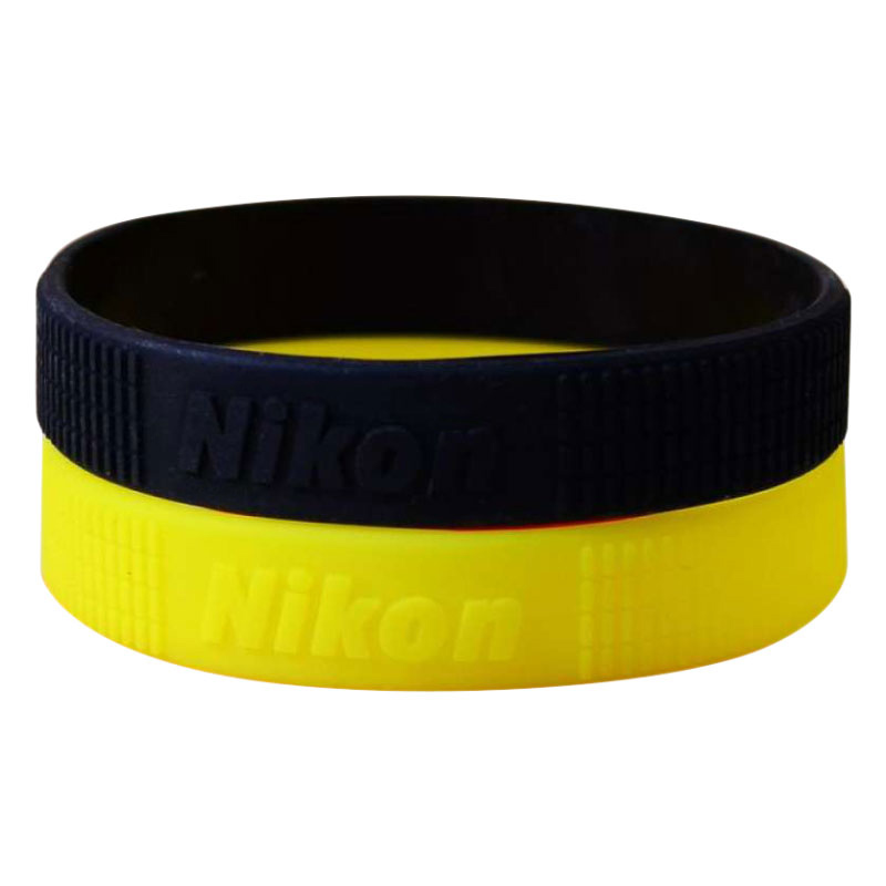 Bộ 2 Vòng Cao Su Bảo Vệ Và Trang Trí Ống Kính Nikon Size L - Hàng Nhập Khẩu