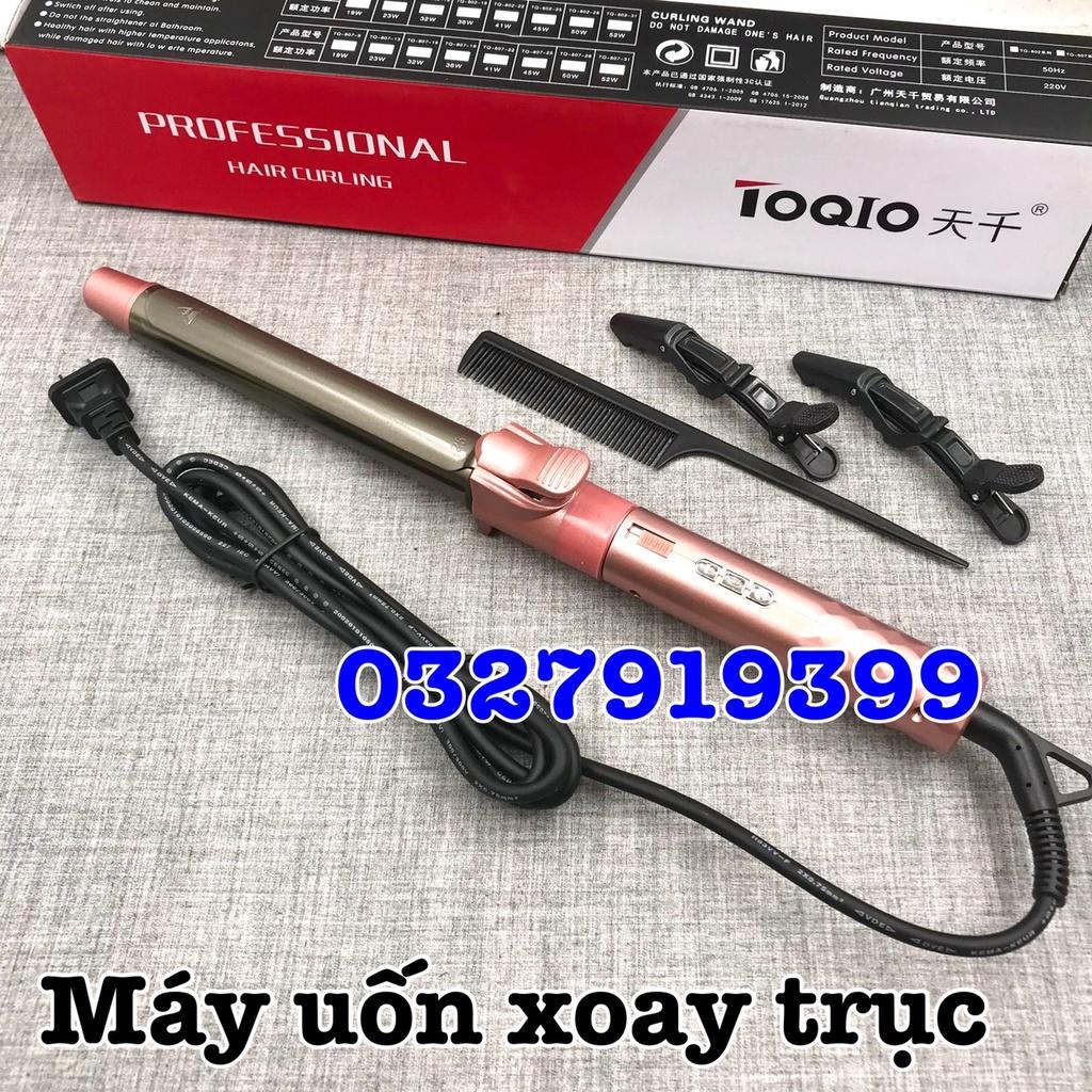 Máy uốn tóc chuyên nghiệp xoay trục TQ 801