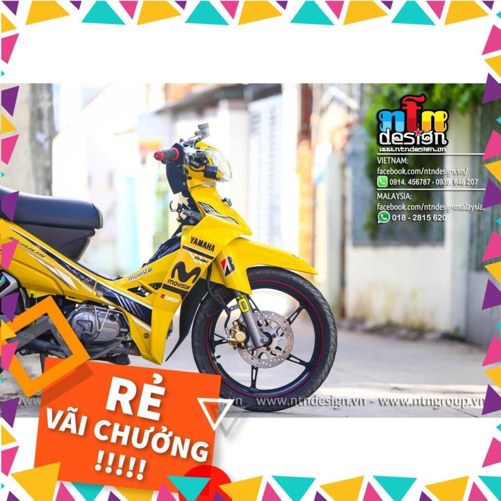 Tem Rời Sisius Mẫu Movistar Vàng Đen