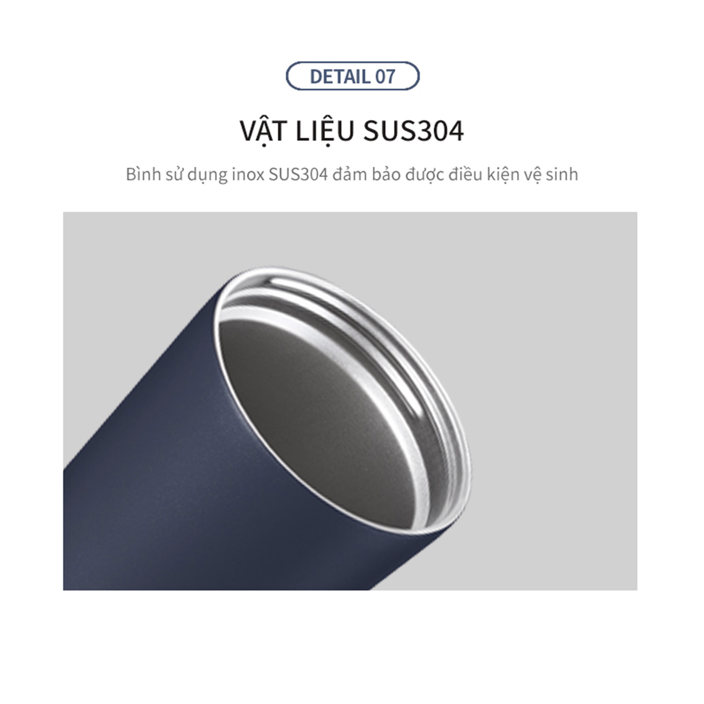 Bình giữ nhiệt Lock&amp;Lock Bucket Tumbler LHC4268 LHC4269 540ml- Hàng chính hãng thép không gỉ quai xách tiện lợi- JoyMall