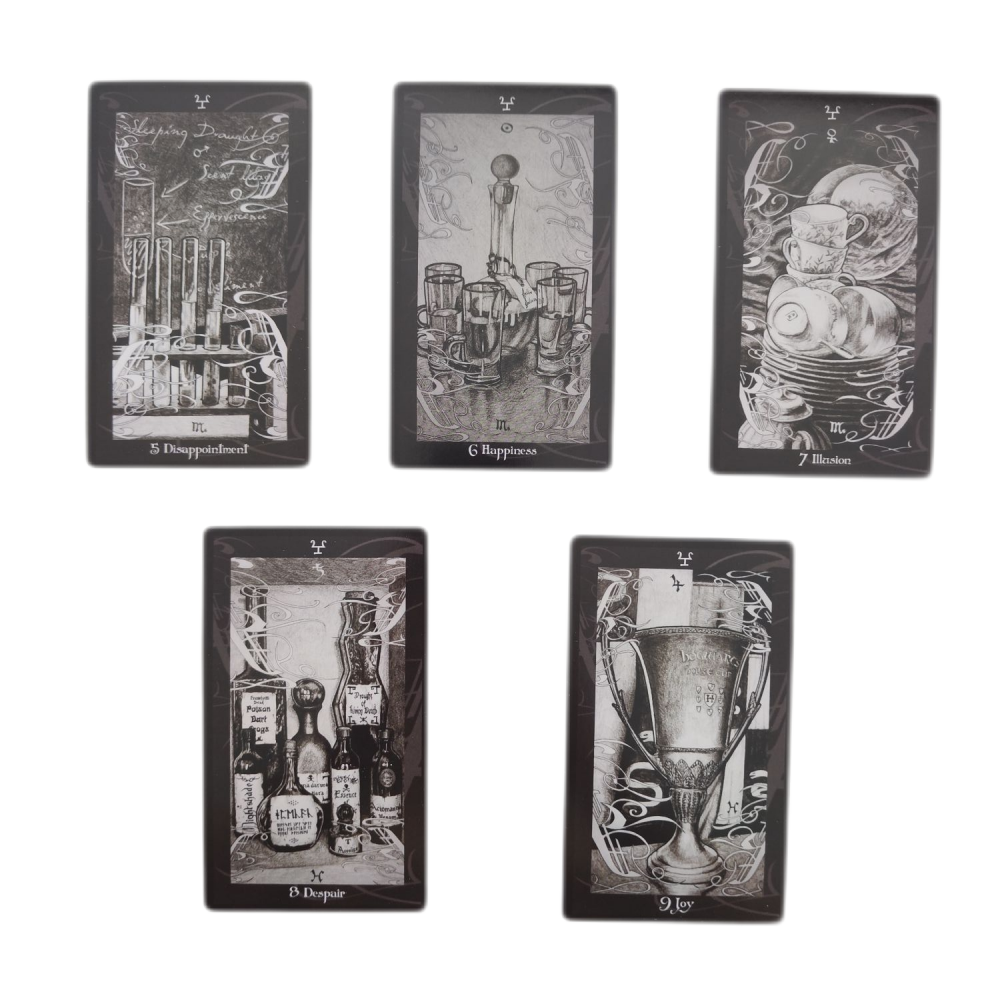 [Size Gốc] Bộ Bài Hp Tarot - The Magus 78 Lá Bài 7x12 Cm Tặng Đá Thanh Tẩy