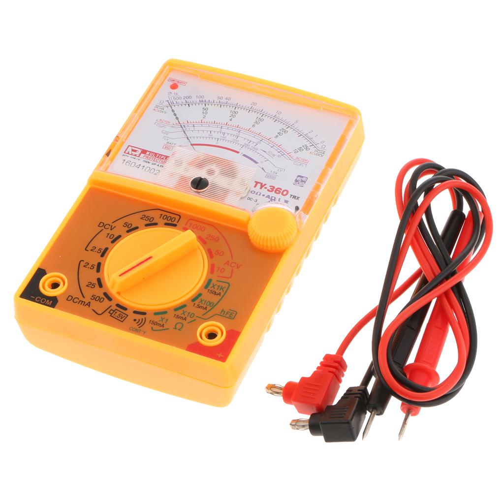 Digital Multimeter, TY360 Magnetic Pointer, Measure Voltage, Current, Resistance Diode Tester Meter