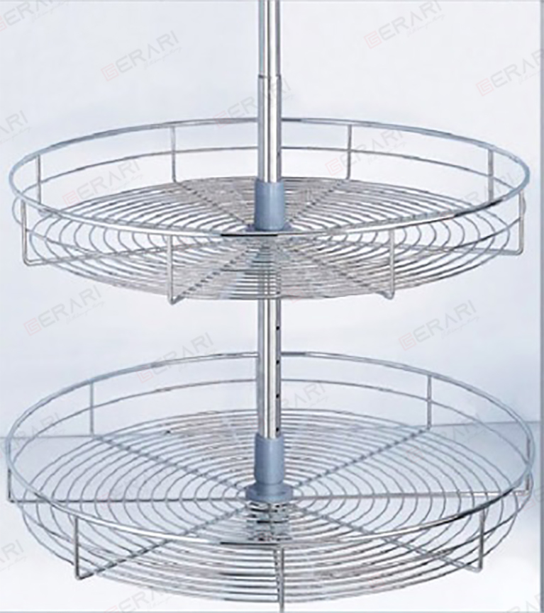 Mâm xoay toàn phần Inox bóng cao cấp sợi tròn Gerari