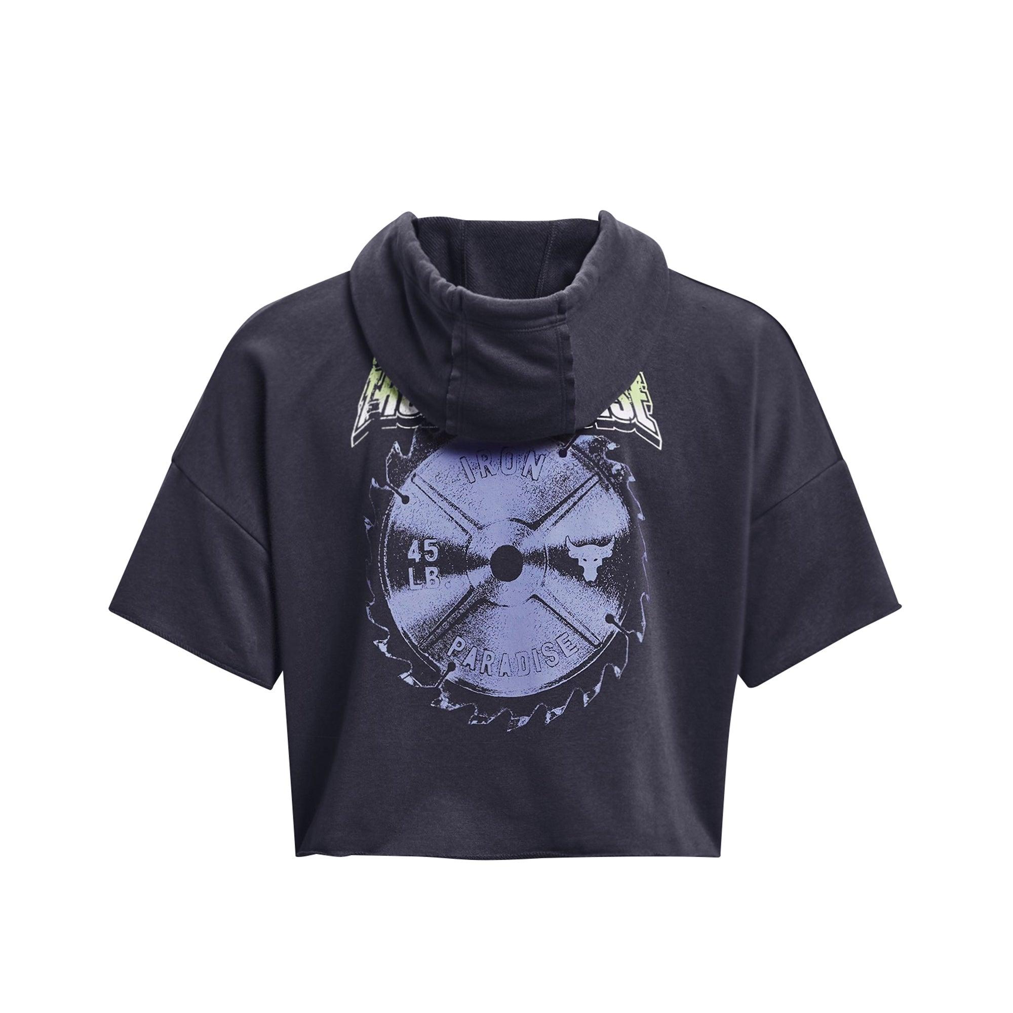 Áo tay ngắn thể thao nữ Under Armour Pjt Rck Terry - 1376296-558