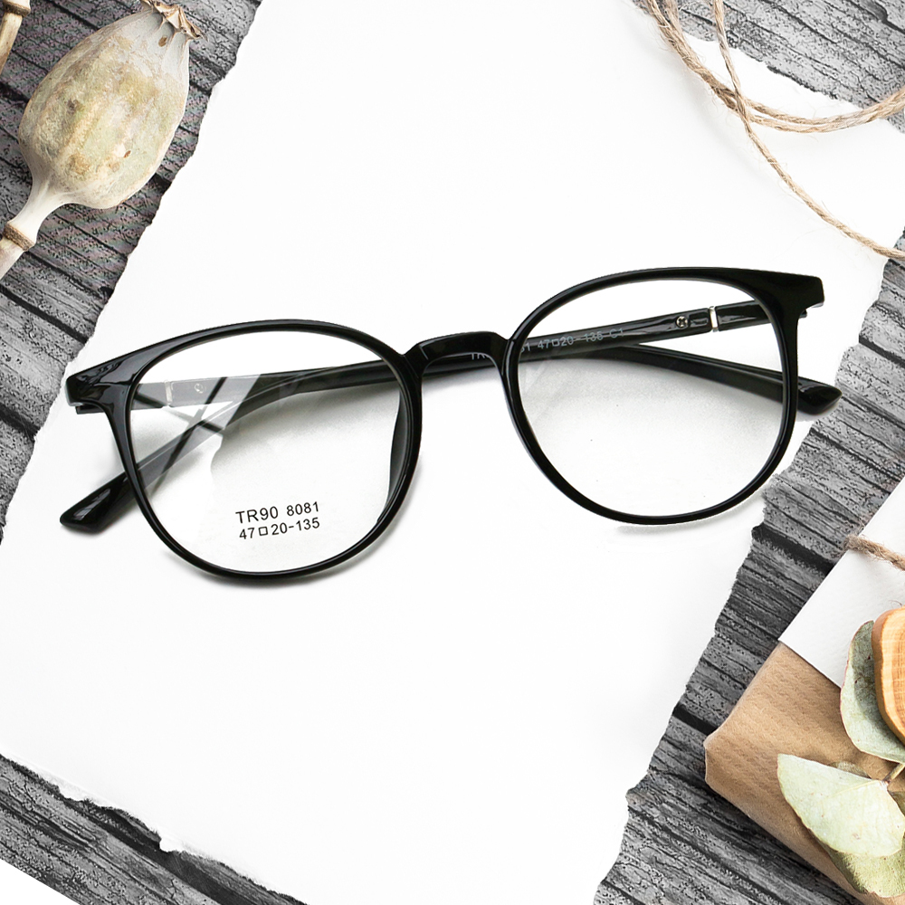 Gọng kính unisex nhựa TR90 phong cách Hàn Quốc BZ8081