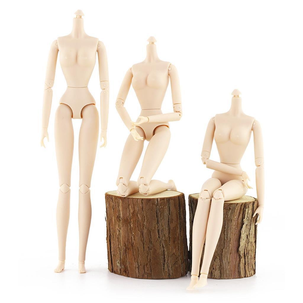 1/6 28 Jointed Girl Nude Doll Flexible Doll Hands for BJD Doll