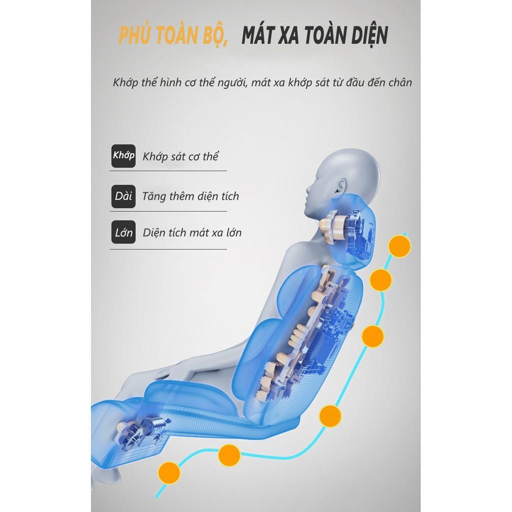 Ghế massage trị liệu hồng ngoại matxa toàn thân, xoa bóp bấm huyệt giảm đau nhức xương khớp, cho giấc ngủ sâu