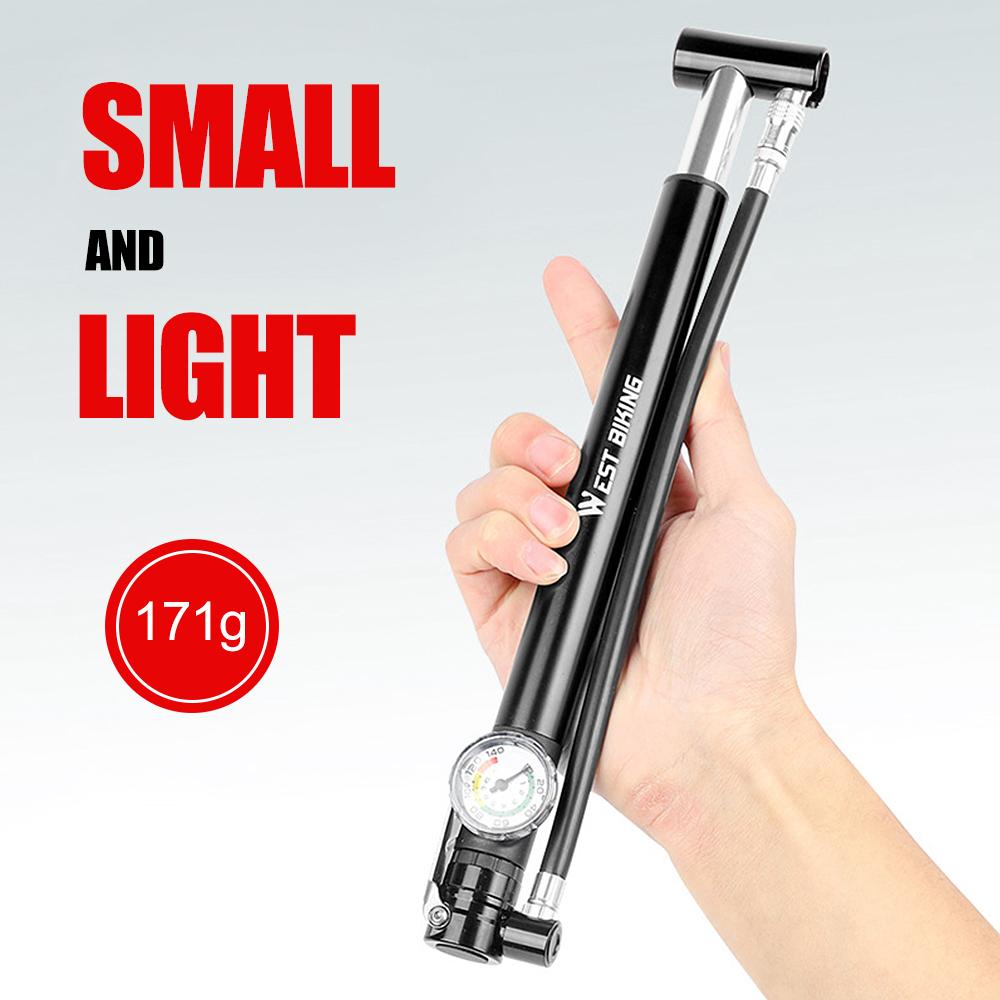Bơm xe đạp di động 130PSI cầm tay nhỏ gọn