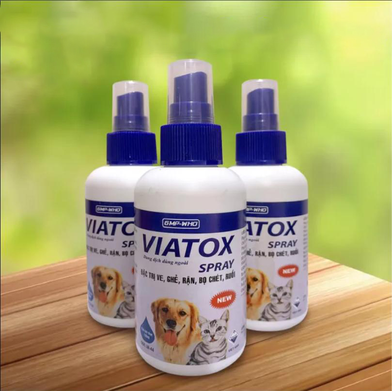 Chai Thuốc Xịt Diệt Ve, Ghẻ, Rận, Bọ Chét Chó Mèo 100Ml