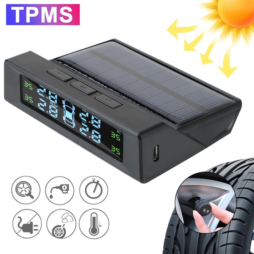 Hệ thống giám sát áp suất lốp xe hơi màn hình LCD sạc qua USB