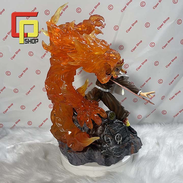 Mô hình Viêm Trụ Rengoku Led - Figure Rengoku thanh gươm hủy diệt