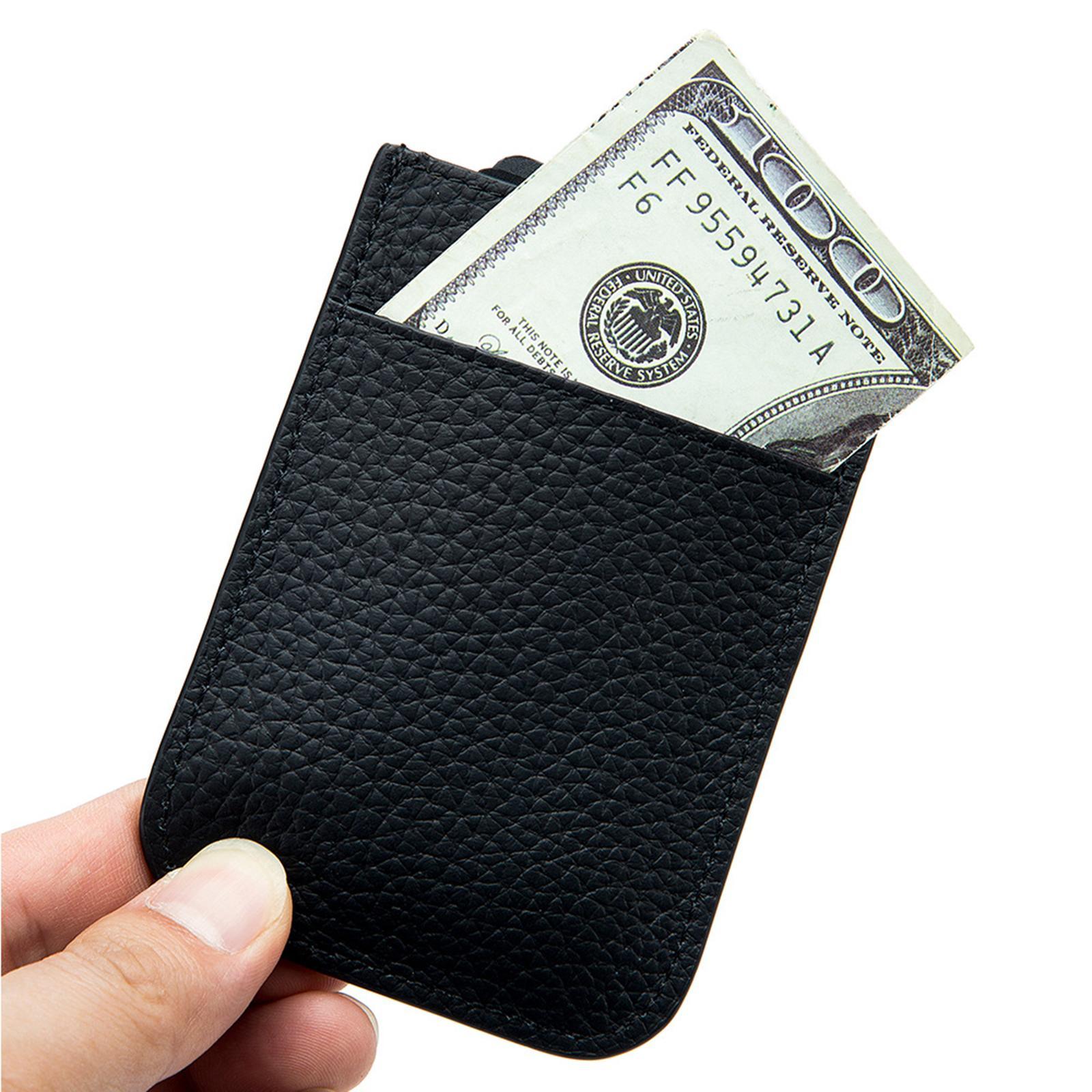 Pocket Modern Card Holder Storage Case Women Men Minimalist Slim Wallet