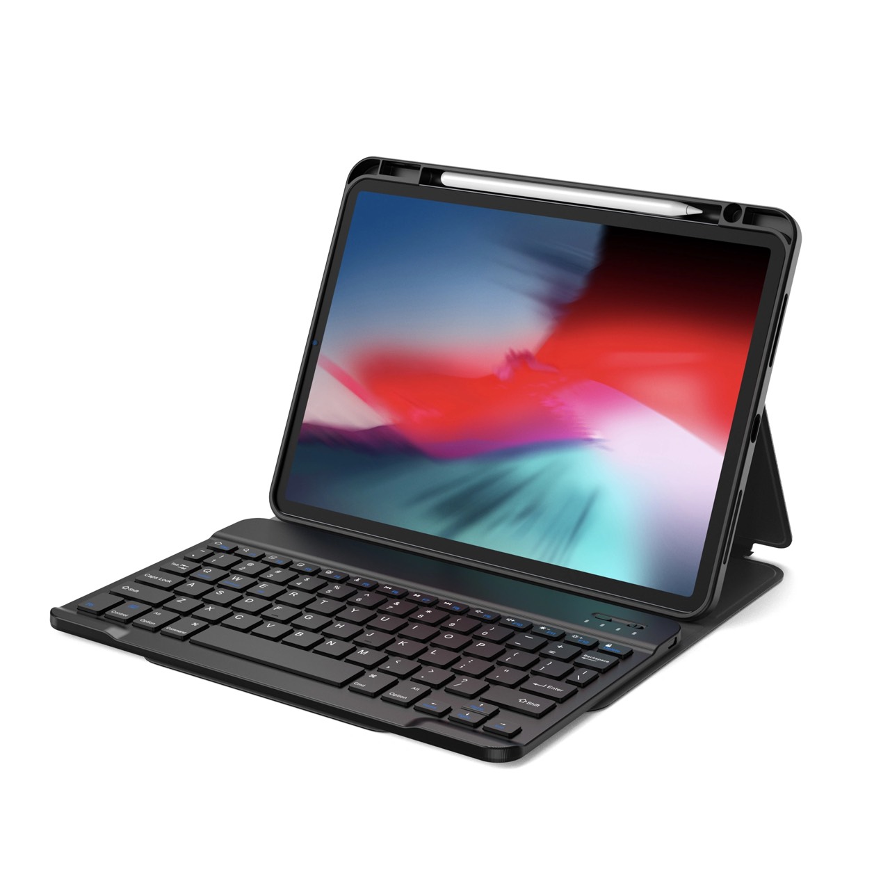 Bao da bàn phím Wiwu Protective Keyboard Case dành cho Ipad, bàn phím có thể tháo rời và hấp phụ từ tính, kết nối Bluetooth - Hàng chính hãng