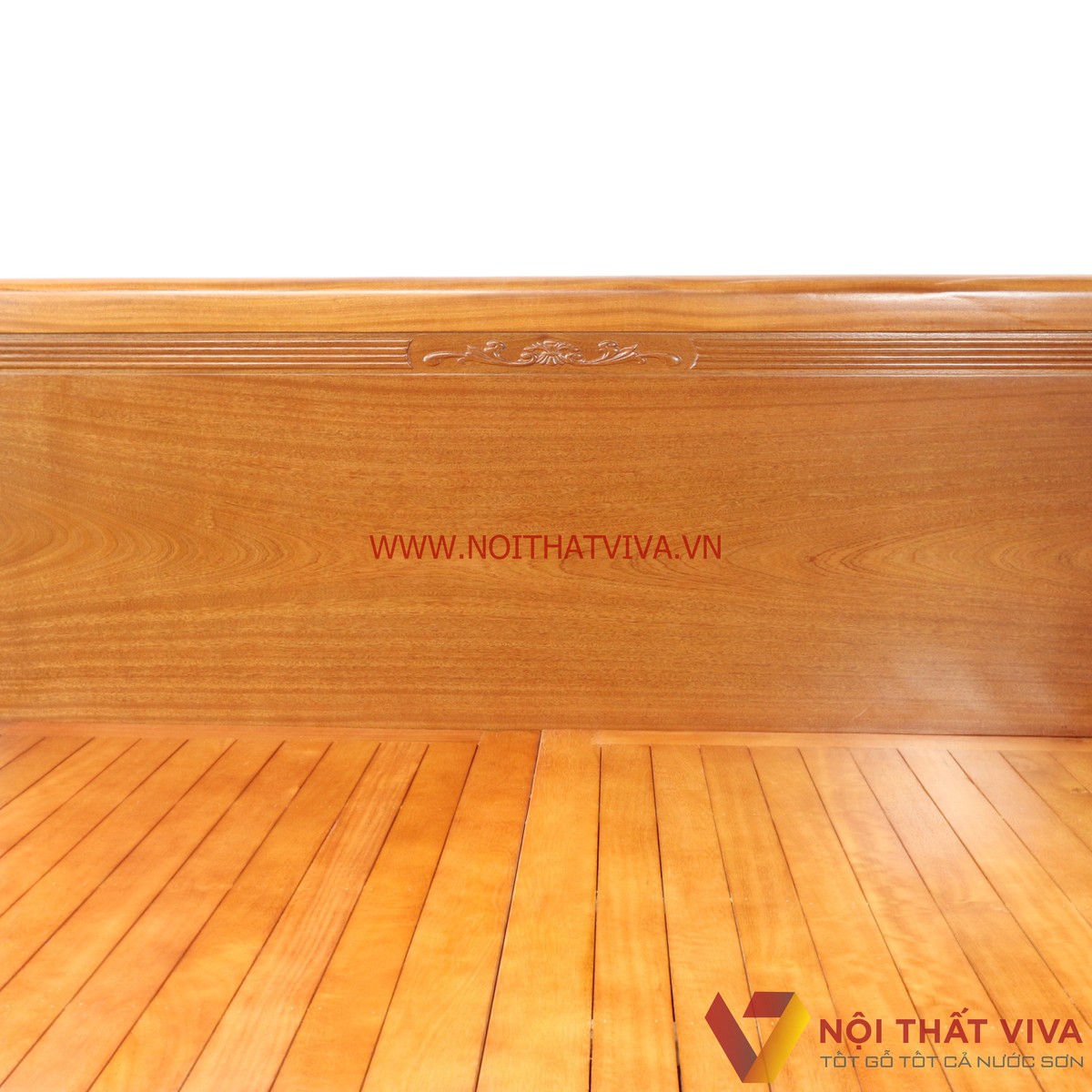 Giường Ngủ Gỗ Xoan Đào Tự Nhiên Vạt Phản Sang Trọng Hiện Đại